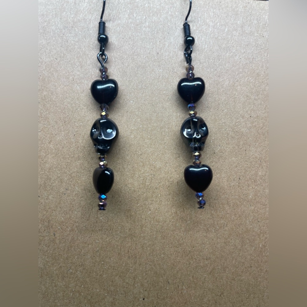 Skull Halloween earrings